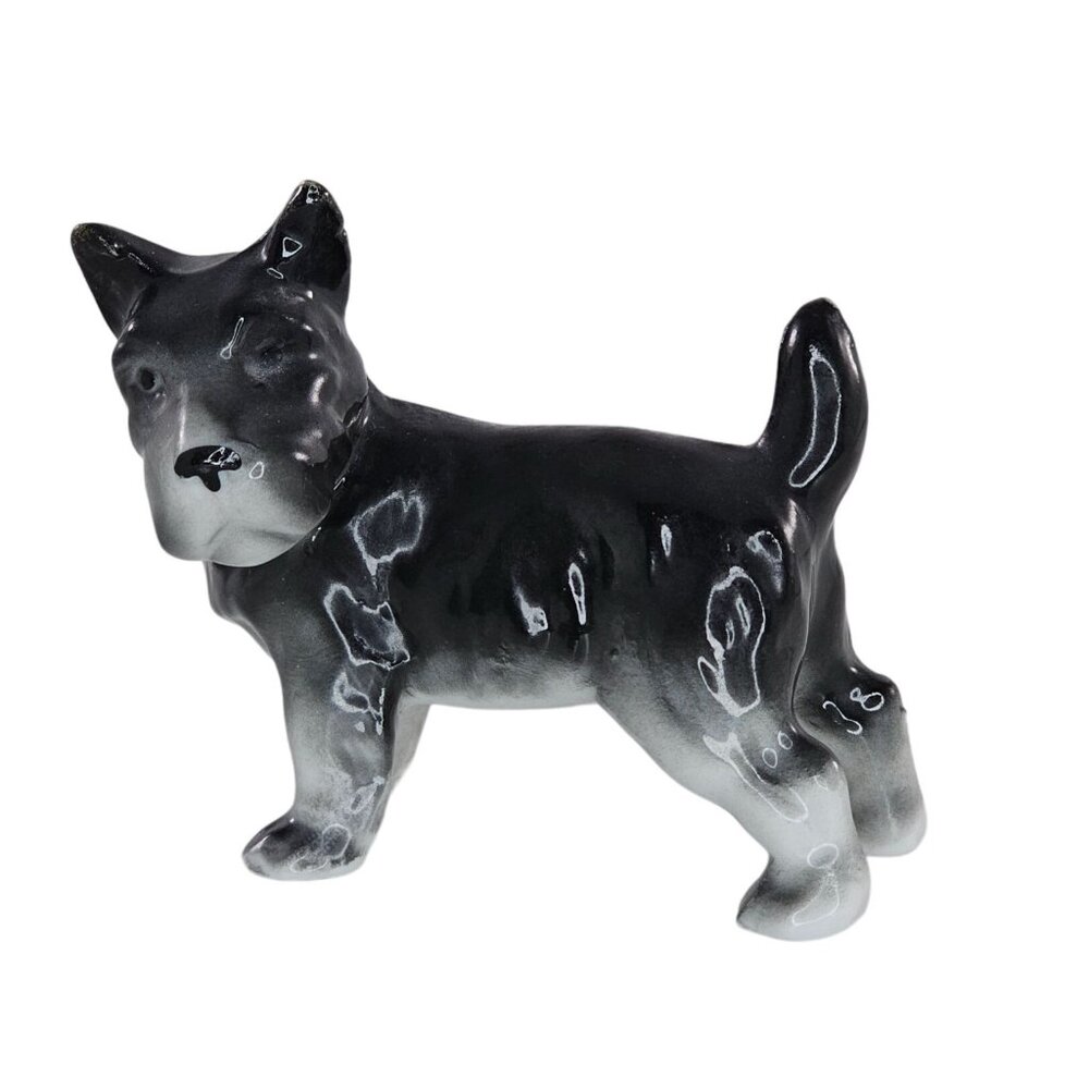 Vintage Germany Scottish Terrier Figurine Dog Porcelain